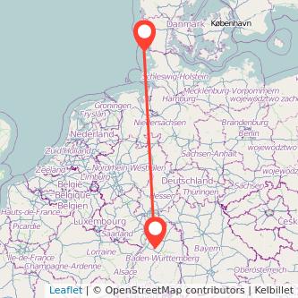 Westerland Mühlacker Bahn Karte