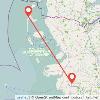 Westerland Heide Bahn Karte