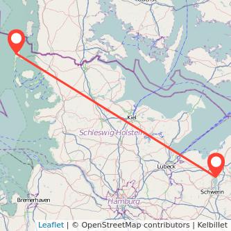 Westerland Bad Kleinen Bahn Karte