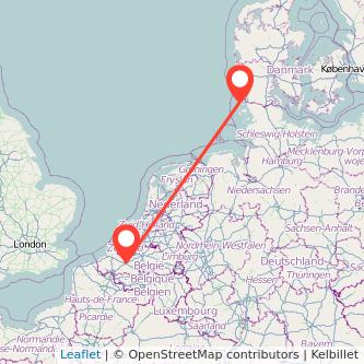 Westerland Gent Bahn Karte