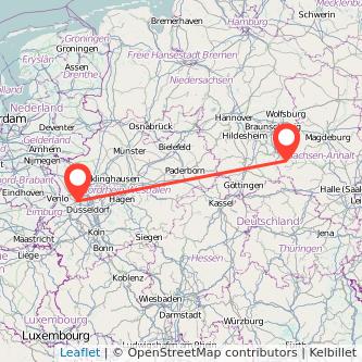 Wernigerode Krefeld Mitfahrgelegenheit Karte