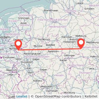 Wernigerode Kleve Mitfahrgelegenheit Karte