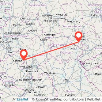 Weißenfels Limburg Bahn Karte