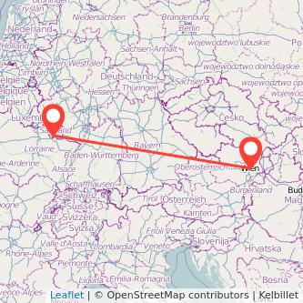 Wien Völklingen Mitfahrgelegenheit Karte