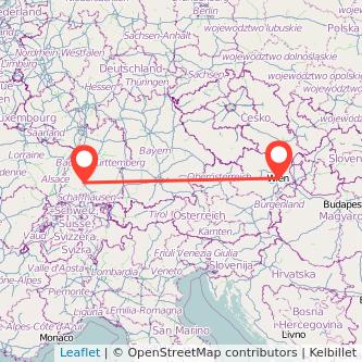 Wien Villingen Mitfahrgelegenheit Karte