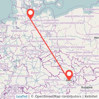 Wien Lübeck Mitfahrgelegenheit Karte