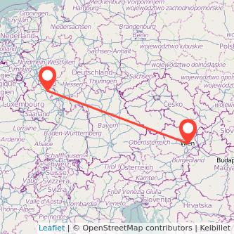 Wien Koblenz Mitfahrgelegenheit Karte