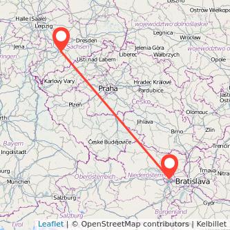 Wien Chemnitz Mitfahrgelegenheit Karte