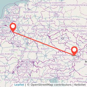 Wien Aachen Mitfahrgelegenheit Karte