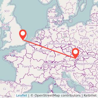 Vienna Witham train map