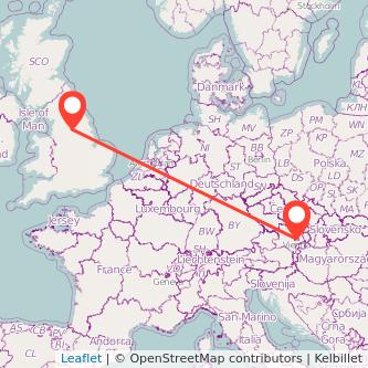 Vienna Wakefield train map