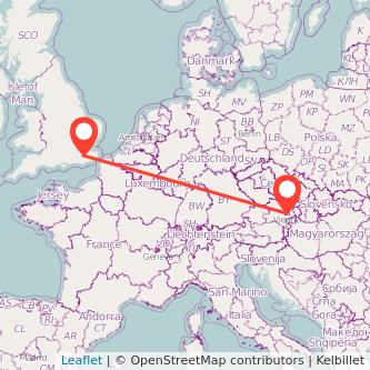 Vienna Tonbridge train map