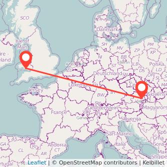 Vienna Swansea train map