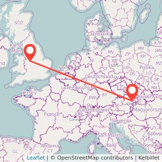 Vienna Stafford train map