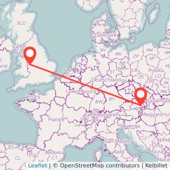 Vienna Shrewsbury train map