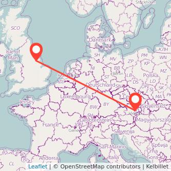 Vienna Scunthorpe train map