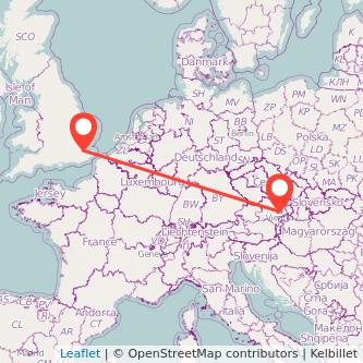 Vienna Rochester train map