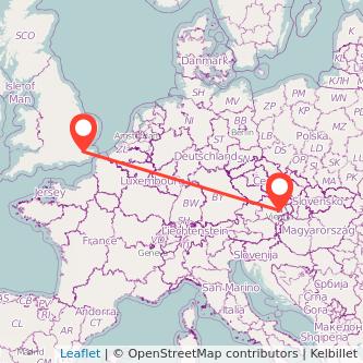 Vienna Maidstone train map