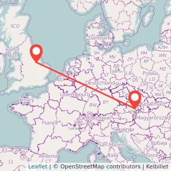 Vienna Lincoln train map