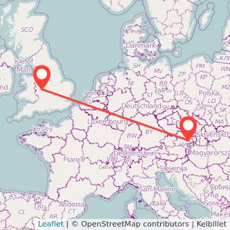 Vienna Kidderminster train map