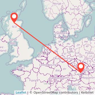 Vienna Inverness train map