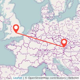 Vienna Didcot train map