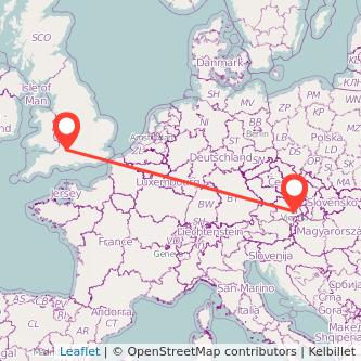 Vienna Chippenham train map