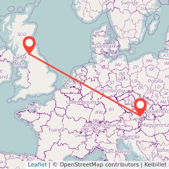 Vienna Carlisle train map