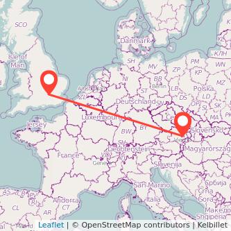 Vienna Beaconsfield train map