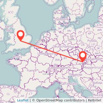 Vienna Banbury train map