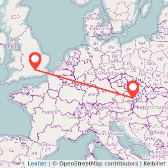 Vienna Ascot train map