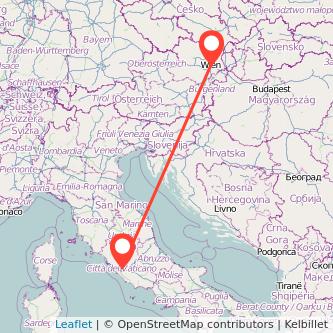 Wien Rom Mitfahrgelegenheit Karte
