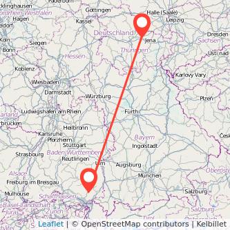 Weimar Ravensburg Mitfahrgelegenheit Karte