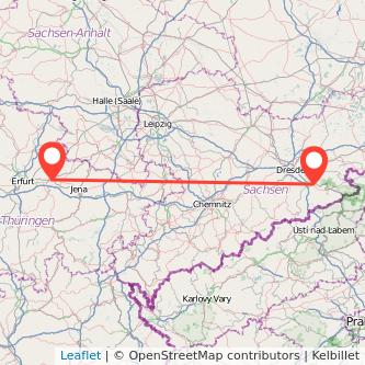 Weimar Pirna Mitfahrgelegenheit Karte