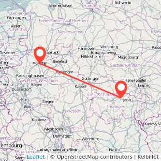 Weimar Münster Mitfahrgelegenheit Karte