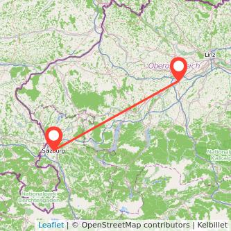 Wels Salzburg Mitfahrgelegenheit Karte