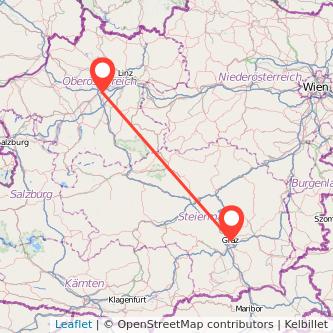 Wels Graz Mitfahrgelegenheit Karte