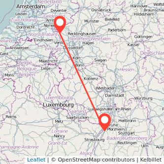 Weeze Rastatt Mitfahrgelegenheit Karte