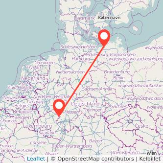 Warnemünde Limburg Bahn Karte
