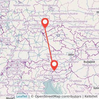 Villach Zwickau Mitfahrgelegenheit Karte