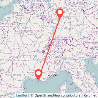 Viernheim Marseille Mitfahrgelegenheit Karte