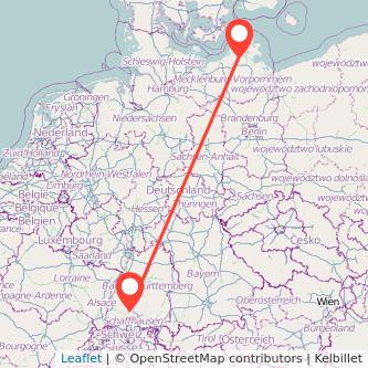 Velgast Donaueschingen Bahn Karte