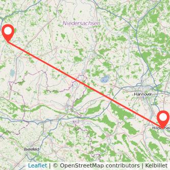 Vechta Hildesheim Mitfahrgelegenheit Karte