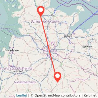 Unterlüß Rendsburg Bahn Karte