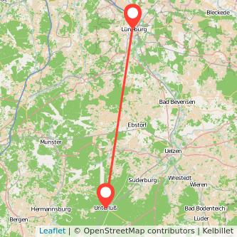 Unterlüß Lüneburg Bahn Karte