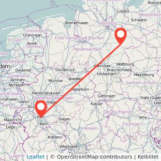 Uelzen Köln Mitfahrgelegenheit Karte