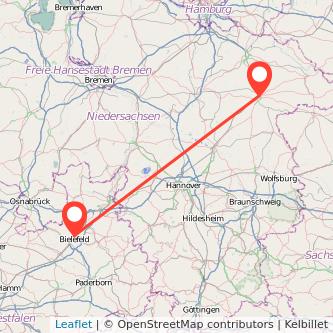 Uelzen Bielefeld Mitfahrgelegenheit Karte
