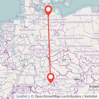 Übersee Rostock Bahn Karte
