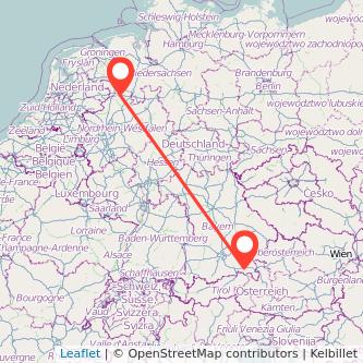 Übersee Rheine Bahn Karte