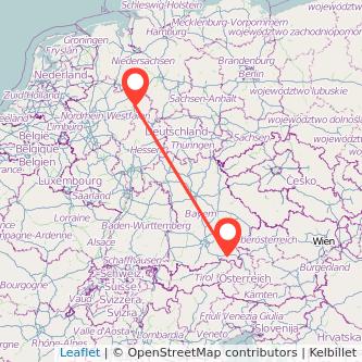 Übersee Paderborn Bahn Karte